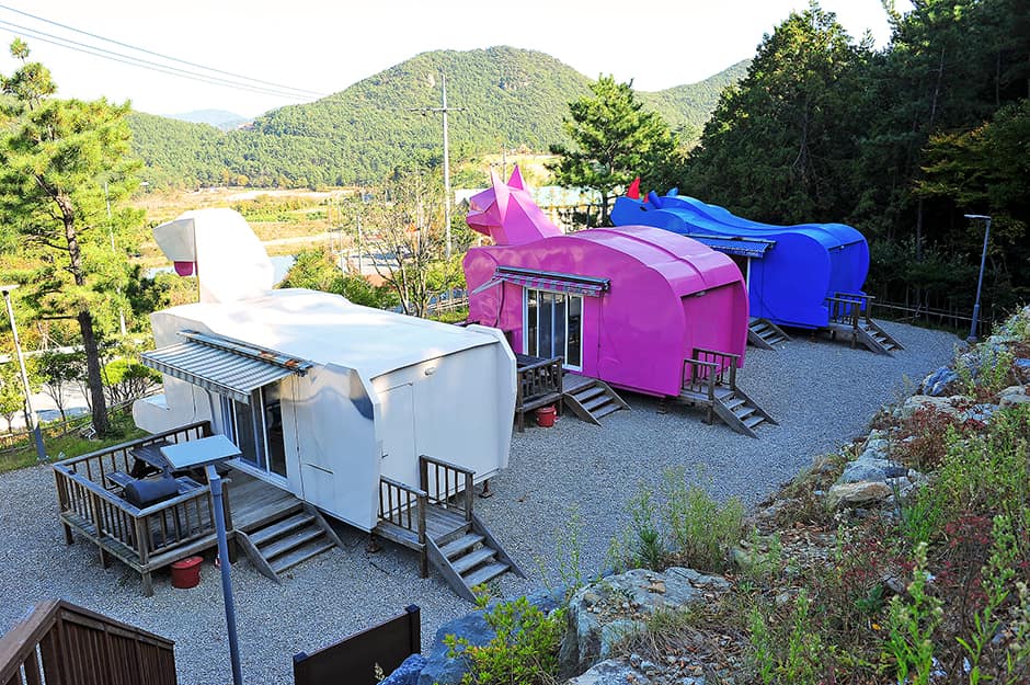 통영 동원리조트 글램핑_카라반2
