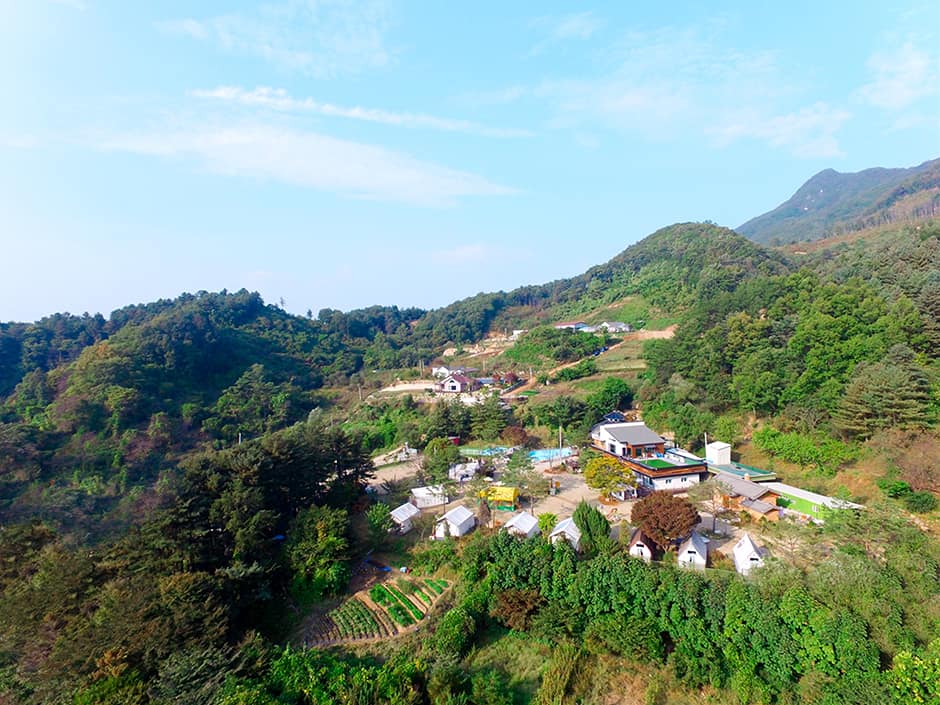 가평보리산캠핑장_전경