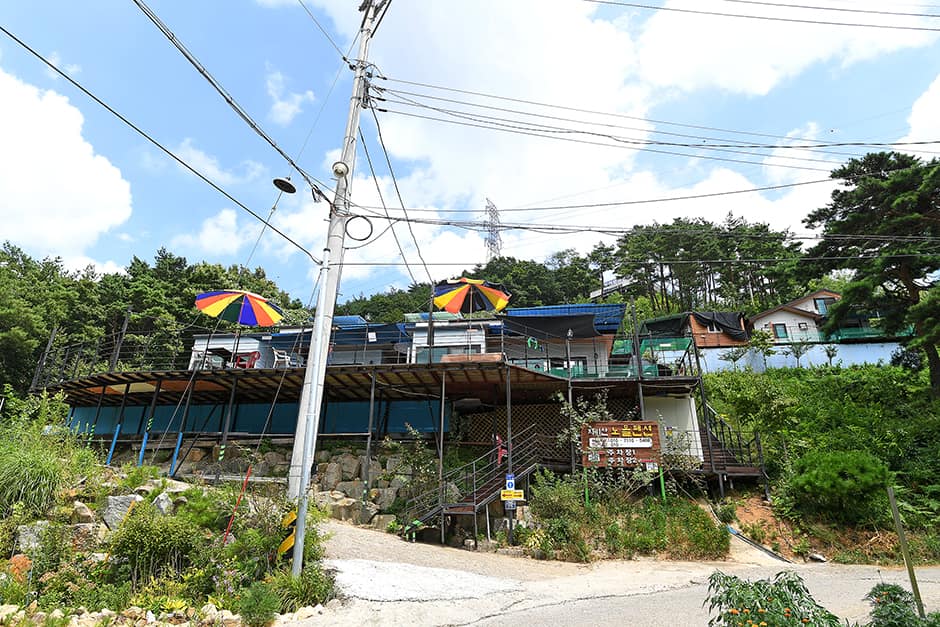 지리산 노을_전경2