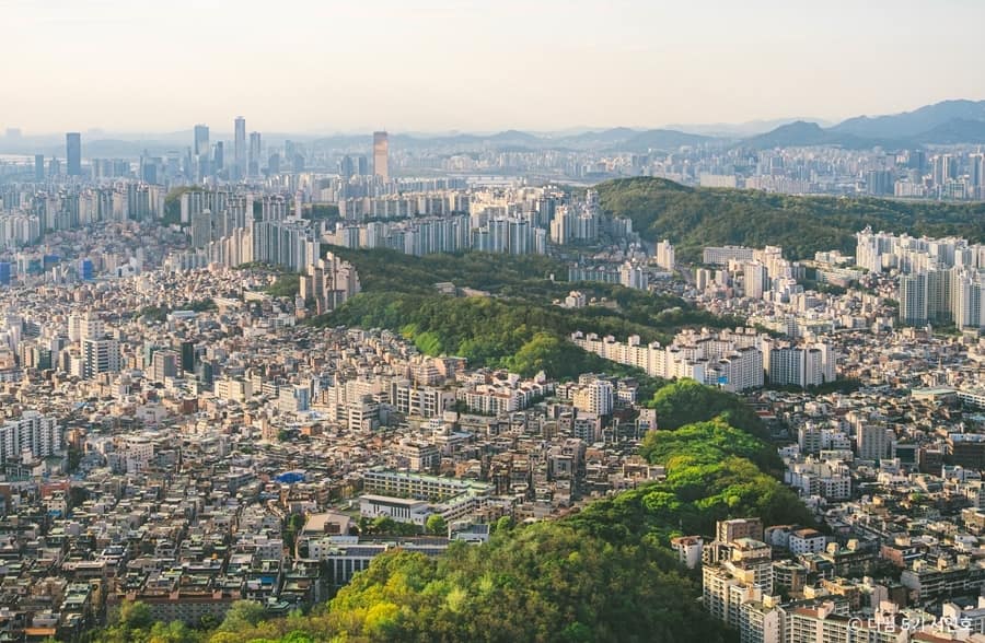 서울_관음사국기봉_국기봉에서 바라본 풍경