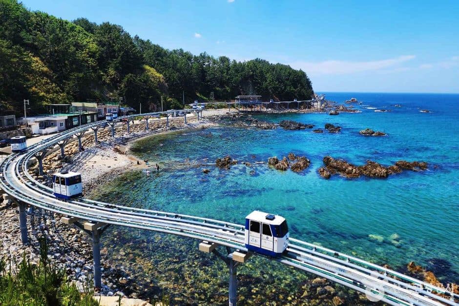 울진 하트해변 풍경