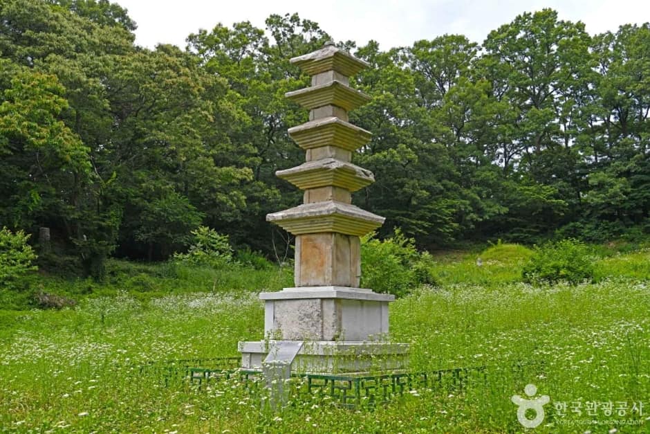 괴산 봉학사지 오층석탑 (2)