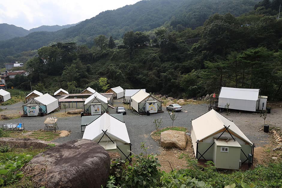 지리산리조트글램핑 전경3