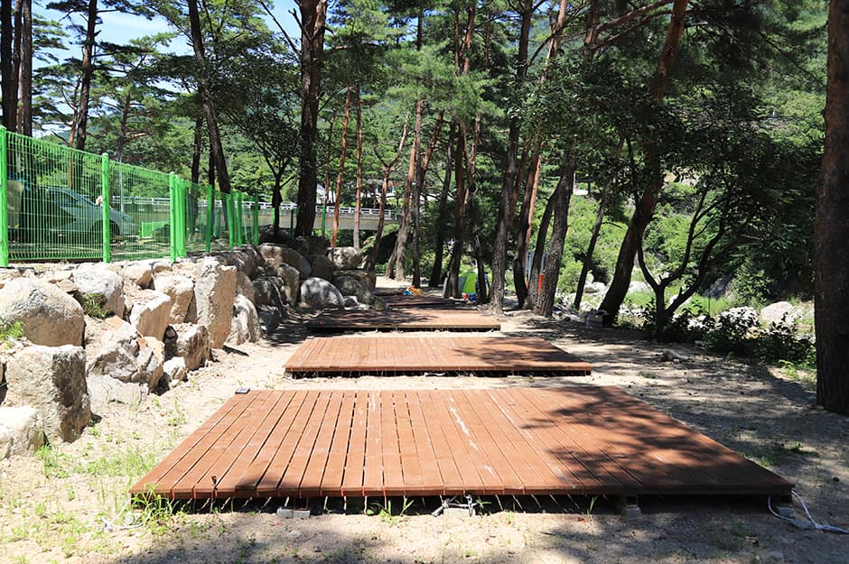 오색솔밭야영장_데크