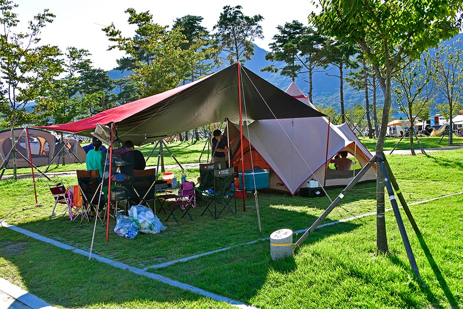 황산문화체육공원 국민여가캠핑_텐트2