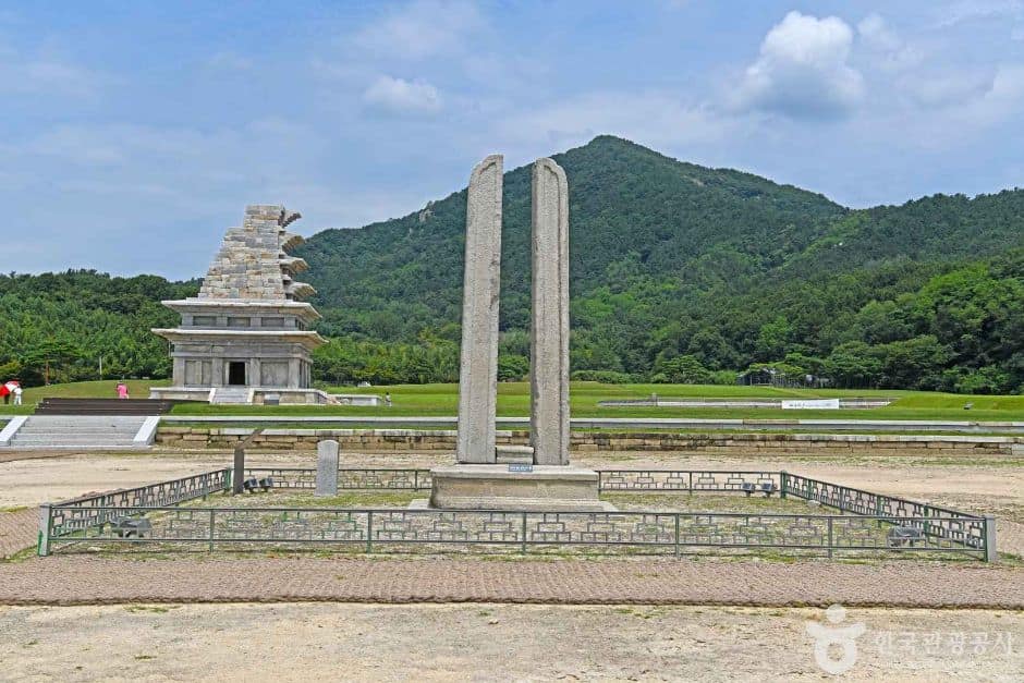 익산 미륵사지 당간지주 (3)