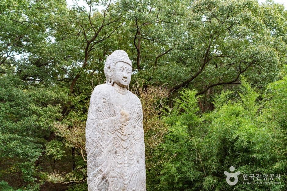 아산_아산 평촌리 석조약사여래입상 (4)