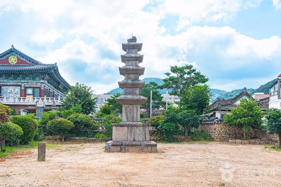 광주지산동오층석탑