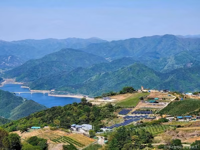 군위 화산산성 전망대