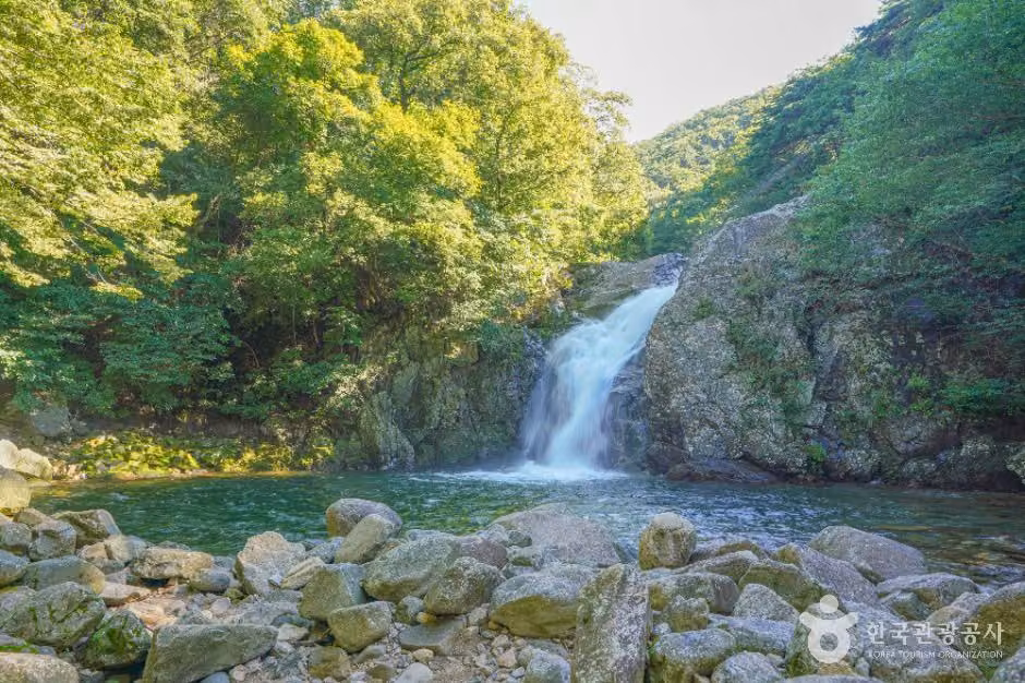 기백산 용추계곡과 용추폭포