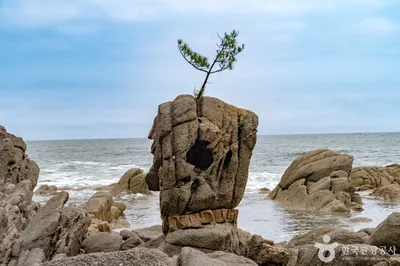 송지호해안 서낭바위 (강원평화지역 국가지질공원)