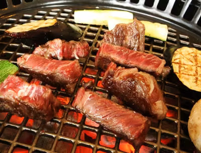 핑크솔트 숯불구이