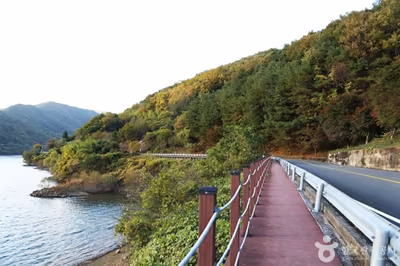 청암 하동호 산중호수길
