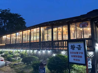 황금오리숯불닭갈비