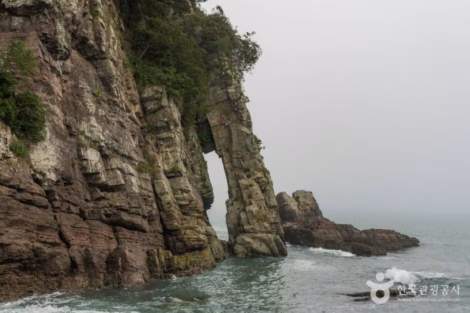 남일대 코끼리 바위
