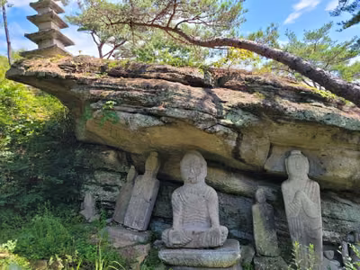 운주사 층상응회암 (무등산권 국가지질공원)