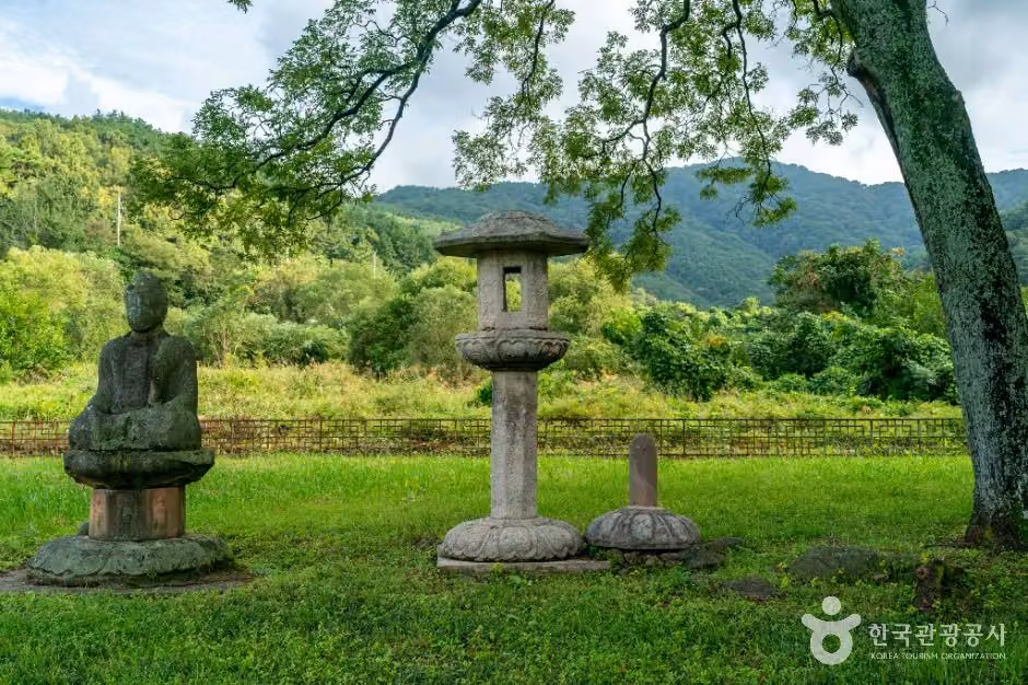 합천 백암리 석등