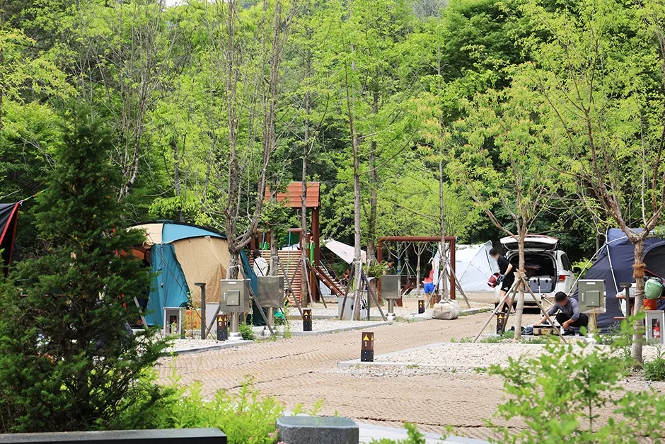 청평사 국민여가 캠핑장
