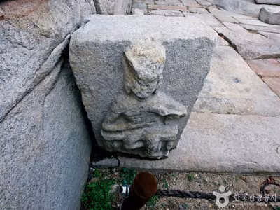 충주 미륵대원지 석조보살의좌상