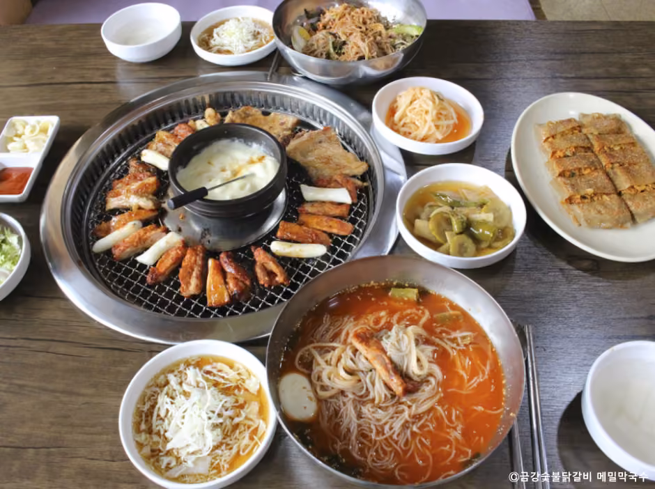 금강숯불닭갈비 메밀막국수