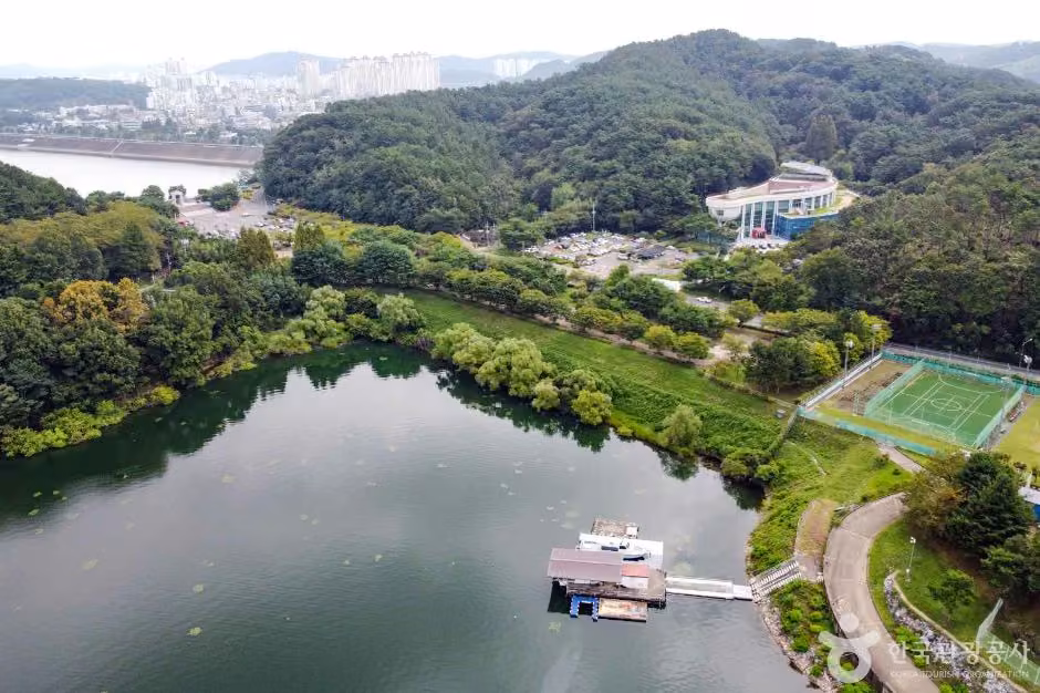 남강댐 노을공원